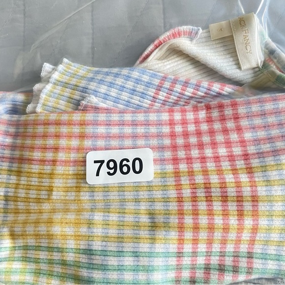 LoveShackFancy kids rainbow plaid dress 37960 - Picture 8 of 8